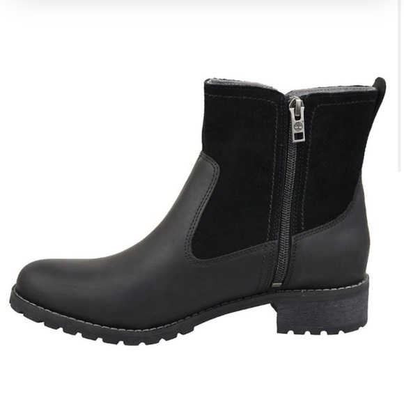 Timberland Bethel Biker Boot Black Size 7 - Picture 1 of 12